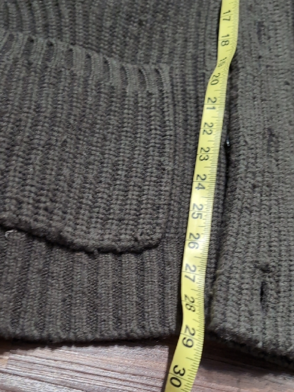 Buck Mason Herdsman Olive Ribbed Knit Cardigan Large - Picture 7 of 8